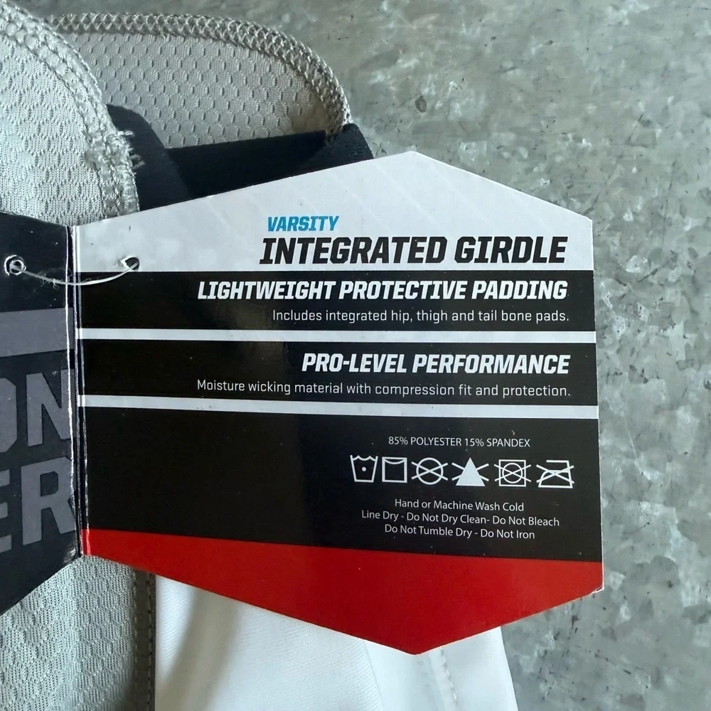 McDavid White Padded Compression Shorts